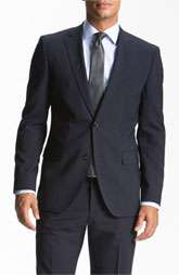 BOSS Black Jam/Sharp Trim Fit Navy Stretch Wool Suit $795.00