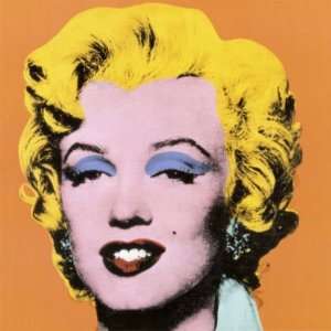 Andy Warhol 26W by 26H  Shot Orange Marilyn, 1964 CANVAS Edge #4 