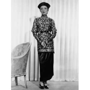  Limehouse Blues, Anna May Wong, in a Printed Silk Tunic 