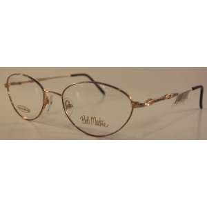 Bob Mackie Ophthalmic Eyewear 136 #491 Gold Lavender Oval