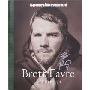 Brett Favre Green Bay Packers Autographed Brett Favre Tribute Book 