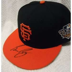 BRUCE BOCHY signed *2010 World Series* GIANTS hat W/COA   Autographed 