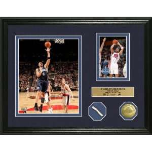 Carlos Boozer Utah Jazz 2008 All Star Game Used Net and 24KT Gold Coin 
