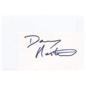 DANNY MASTERSON Signed Index Card In Person