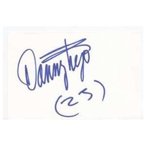 DANNY TREJO Signed Index Card In Person