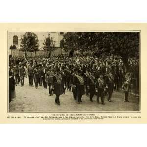   Morgenthau & Enver Pasha   Original Halftone Print