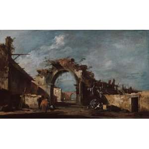  FRAMED oil paintings   Francesco Lazzaro Guardi   24 x 14 