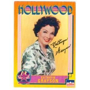 Kathryn Grayson Autographed/Hand Signed Hollywood Walk of Fame trading 