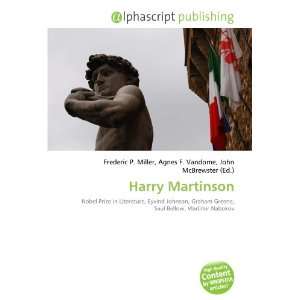  Harry Martinson (9786134115810) Frederic P. Miller, Agnes 