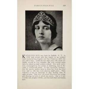  1925 Kathleen Key Ian Keith Silent Film Movie Actor 