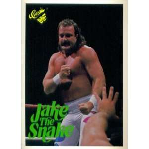   WWF Wrestling Card #63  Jake The Snake Roberts