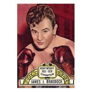 James J. Braddock Unsigned 1938 Champ Boxing Card  Sports 