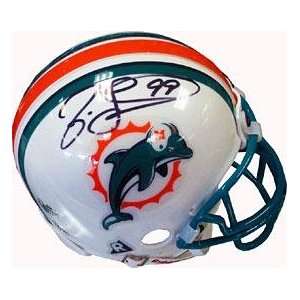 Jason Taylor Autographed Mini Helmet   Autographed NFL Mini Helmets