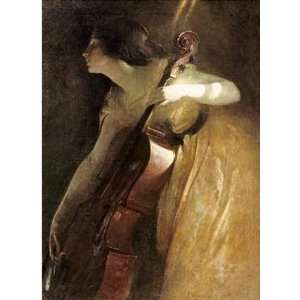  A Ray of Sunlight (The Cellist) by John White Alexander 