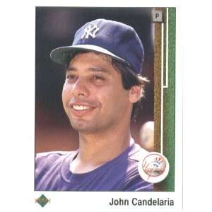 1989 Upper Deck # 248 John Candelaria New York Yankees / MLB Baseball 