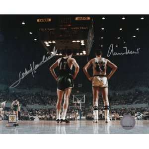 John Havlicek Boston Celtics and Jerry West Los Angeles Lakers 