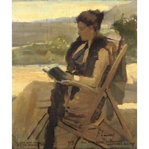   John Lavery   24 x 28 inches   Miss Katherine McLaren at Glencarron