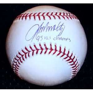 John Smoltz Autographed Baseball   Official