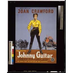  Johnny Guitar,Joan Crawford,1955,Swedish release,Poster 
