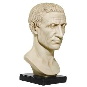 Julius Caesar Head Roman Emperor, Marble Base   Q 001SM