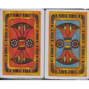  KEM Plastic Playing Cards   Pharaoh Design   Standard Deck 