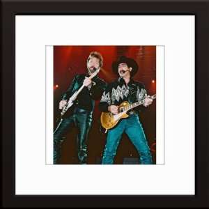  Kix Brooks & Ronnie Dunne Custom Framed And Matted Color 
