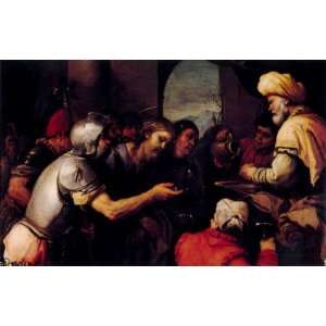 FRAMED oil paintings   Luca Giordano   24 x 16 inches   Pilate washing 