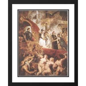 The Landing of Marie de Médici at Marseilles 20x23 Framed and Double 