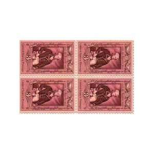  Marquis De Lafayette Set of 4 X 3 Cent Us Postage Stamps 