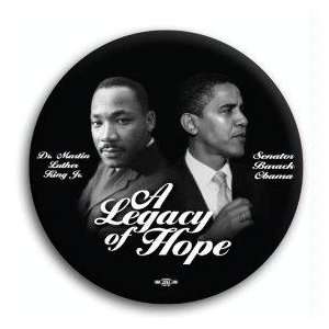   Obama / Martin Luther King Jr. Photo Button   3 