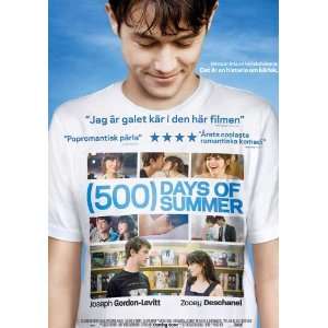  500 Days of Summer (2009) 27 x 40 Movie Poster Swedish 