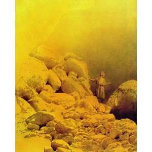  Hand Made Oil Reproduction   Maxfield Parrish   32 x 40 