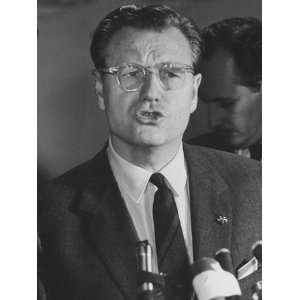  Nelson A. Rockefeller Speaking to State Gop Comm Stretched 