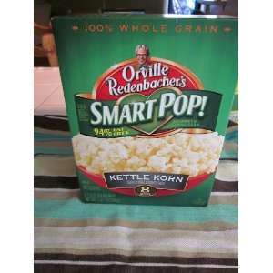 Orville Redenbachers Smart Pop Popping Corn, Gourmet Kettle Korn 8 