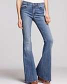  7 For All Mankind Bell Bottom Jeans in Pale Blue 