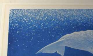 Richard Ellis Signed Limited Edition Print Sperm Whales Journey 