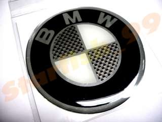 4X CARBON BMW ALLOY RIM CENTER BADGE EMBLEM E90 E91 E71  