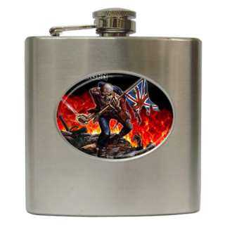 IRON MAIDEN Hip Flask 6 oz Stainless Steel Gift  