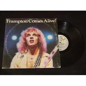 Peter Frampton Comes Alive   Hand Signed Autographed Record Album 