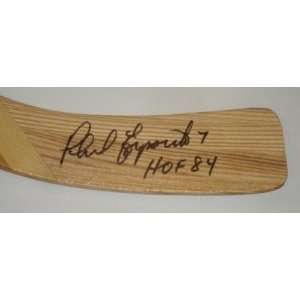 Phil Esposito Signed Stick   HOF 84   Autographed NHL Sticks