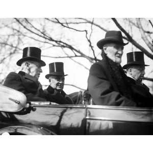 Woodrow Wilson, Warren G. Harding, Philander Knox, and Joseph Cannon 