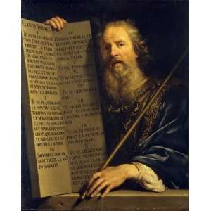 FRAMED oil paintings   Philippe de Champaigne   24 x 30 inches   Moses 