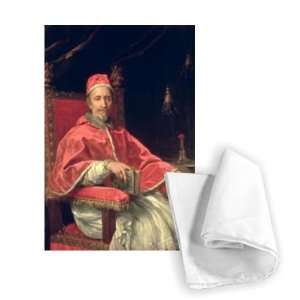  Portrait of Pope Clement IX (1600 69) (oil   Tea Towel 