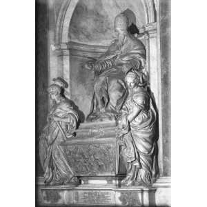  Monument of Pope Leo XI 20x30 Streched Canvas Art by 