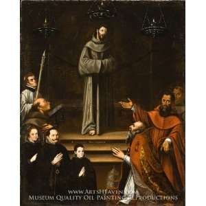   Assisi Appearing before Pope Nicholas V, with Donors