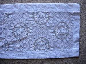 Vintage Extra Long 100 White Lace Table/Dresser Runner  