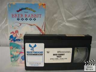 Brer Rabbit Tales VHS Family Home Entertainment 012232750639  