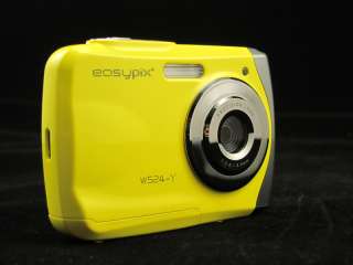 12MP underwater digital camera, 10ft waterproof, yellow  