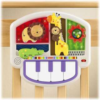 New Fisher Price Luv U Zoo Crib to Floor Activity Piano Baby Excercise 