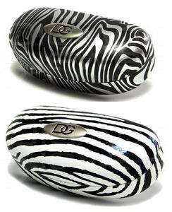   or Silver Zebra Print DG Case (Fits Eyeglasses and Aviator Sunglasses